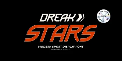 Dreak Stars Font
