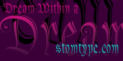 Dream Within A Dream Font