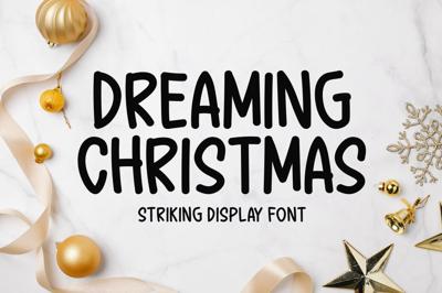 Dreaming Christmas Typeface Free Download