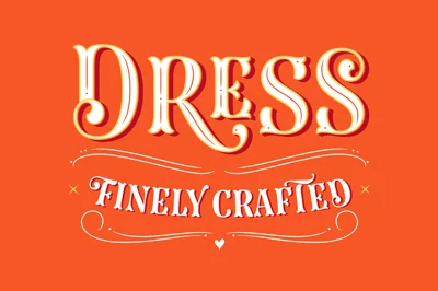 Dress Combo Three - Display Font