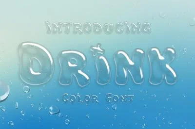 Drink Bitmap Font