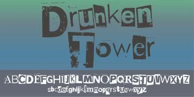 Drunken Tower Font