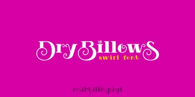 Dry Billow S Font