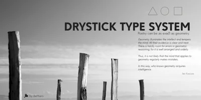 Drystick Geo Grotesk Font