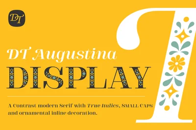 DT Augustina Serif Display Font