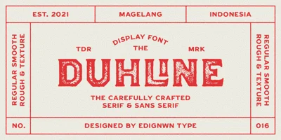 Duhline Font