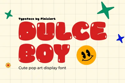 Dulce Boy – Pop Art Display Font