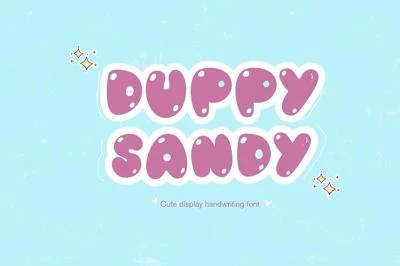 Duppy sandy font.