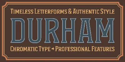 Durham Latin Font