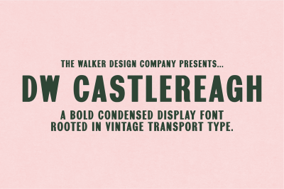 DW Castlereagh - Vintage Font