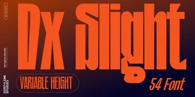 Dx Slight Font
