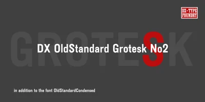 DXOldStandard Grotesk No2 Font