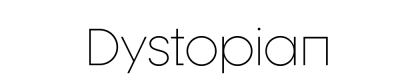 Dystopian Font Free Download Dystopian Font Free Download