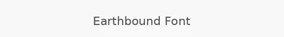 Earthbound Font