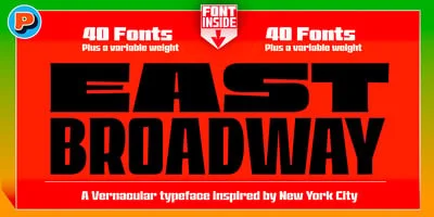 EastBroadway Font