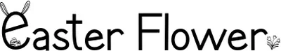 Easter Flower Font