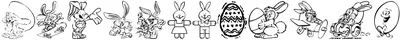 Easter Hoppy Font