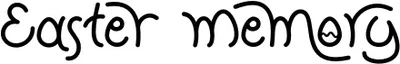Easter Memory Font