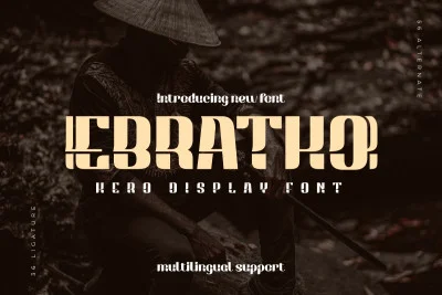 Ebratho Display Hero Font
