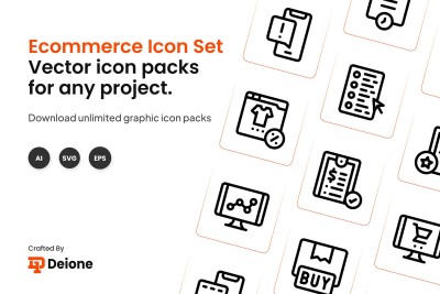 Ecommerce Icon Set