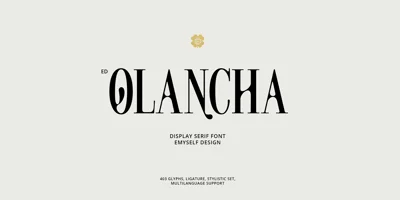ED Olancha Font