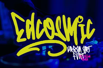 Edcosmic | An Urban Art Font