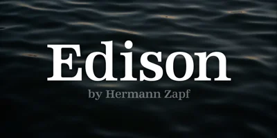 Edison Font