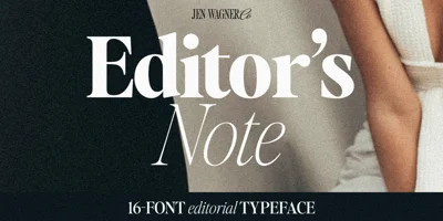 Editors Note Font