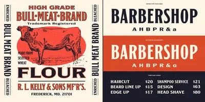 EFCO Boldfrey Font