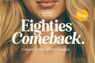 Eighties Comeback Serif (70 fonts)