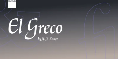 El Greco Font