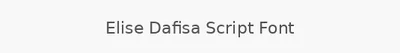 Elise Dafisa Script Font