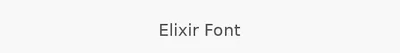 Elixir Font