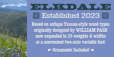 Elkdale Font