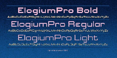 Elogium Pro Font