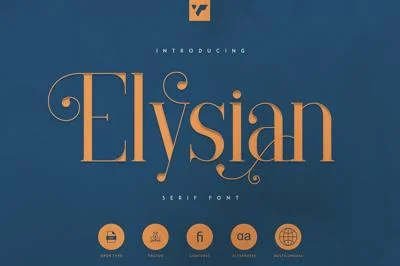 Elysian - serif font