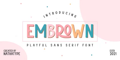 Embrown Font