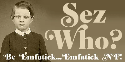 Emfatick NF Font