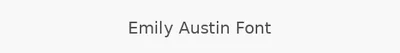 Emily Austin Font