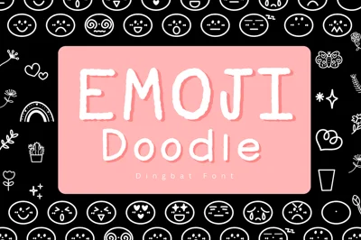 Emoji Doodle - Dingbat Font