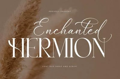 Enchanted Hermion Font Duo