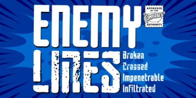 Enemy Lines Font