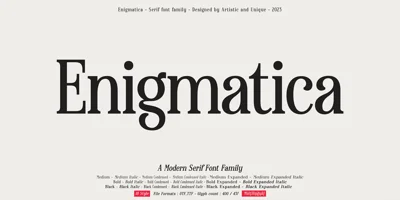 Enigmatica Font