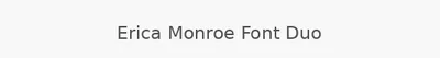 Erica Monroe Font Duo