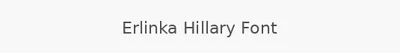 Erlinka Hillary Font