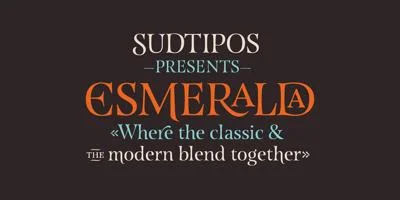 Esmeralda Pro Font