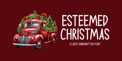 Esteemed Christmas Font