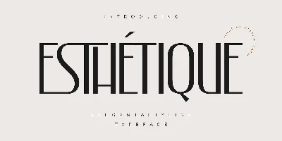 Esthetique Font