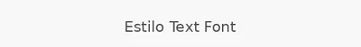 Estilo Text Font