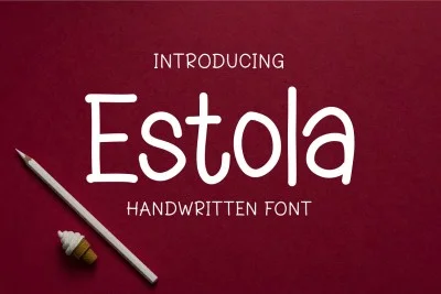Estola Handwritten Font